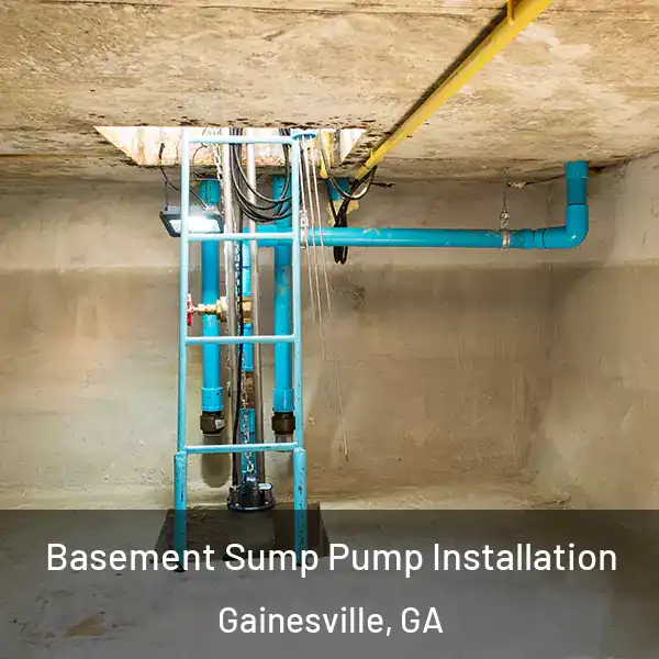  Basement Sump Pump Installation Gainesville, GA