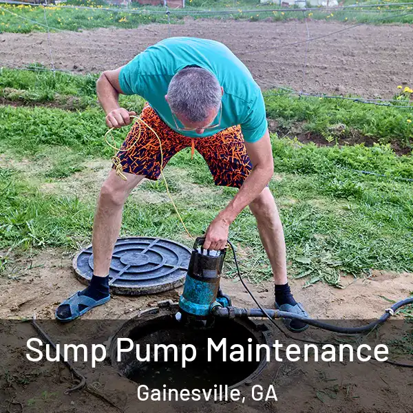  Sump Pump Maintenance Gainesville, GA